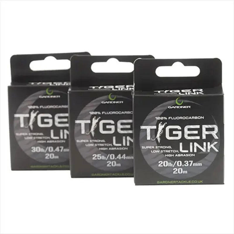Gardner Tiger Link Fluorocarbon Hook Link 20m